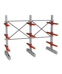 Стеллаж консольный СТ-062/2 двухсторонний (3 яруса)