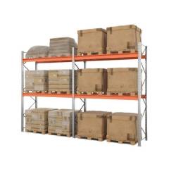 Стеллаж металлический паллетный ПР 3500х1800х1050_2С (2 яруса)