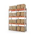 Стеллаж металлический паллетный ПР 4500х1800х1050_2С (3 яруса)