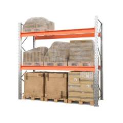Стеллаж металлический паллетный ПР 2500х2700х1050 (2 яруса)