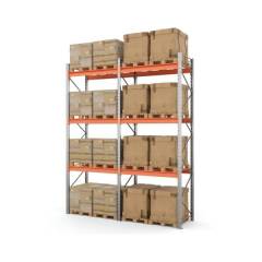 Стеллаж металлический паллетный ПР 5000х1800х1050_2С (3 яруса)