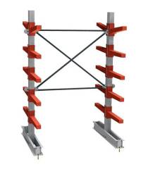 Стеллаж консольный СТ-062 двухсторонний (5 ярусов)