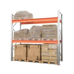 Стеллаж металлический паллетный ПР 3500х2700х1050 (2 яруса)