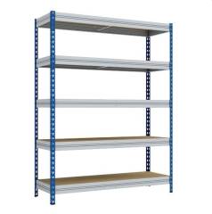 Стеллаж МКФ 18765-2,0 (размеры ДхШхВ= 1830 x 760 x 2000мм, 5 ярусов)
