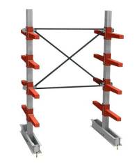 Стеллаж консольный СТ-062 двухсторонний (4 яруса)